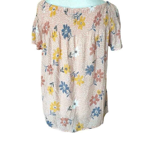 Harve Benard Pink Floral Flowy Top XL - Picture 2 of 3